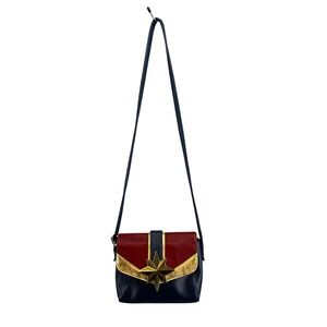 Marvel Captain Marvel‎ Crossbody Bag Cosplay Purse Star Faux Leather